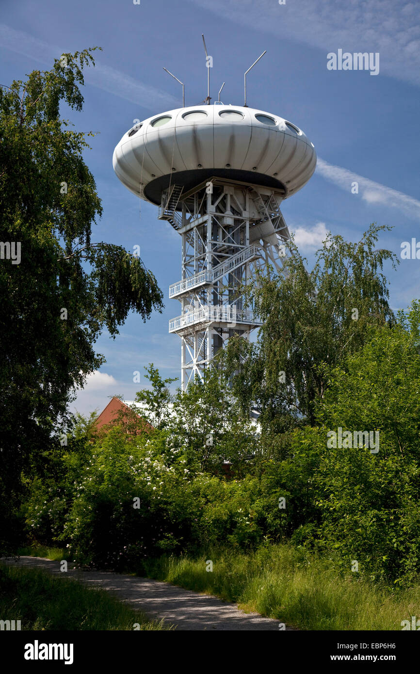 Tecnology Center LUENTEC con Colani ufo, in Germania, in Renania settentrionale-Vestfalia, la zona della Ruhr, Luenen Foto Stock