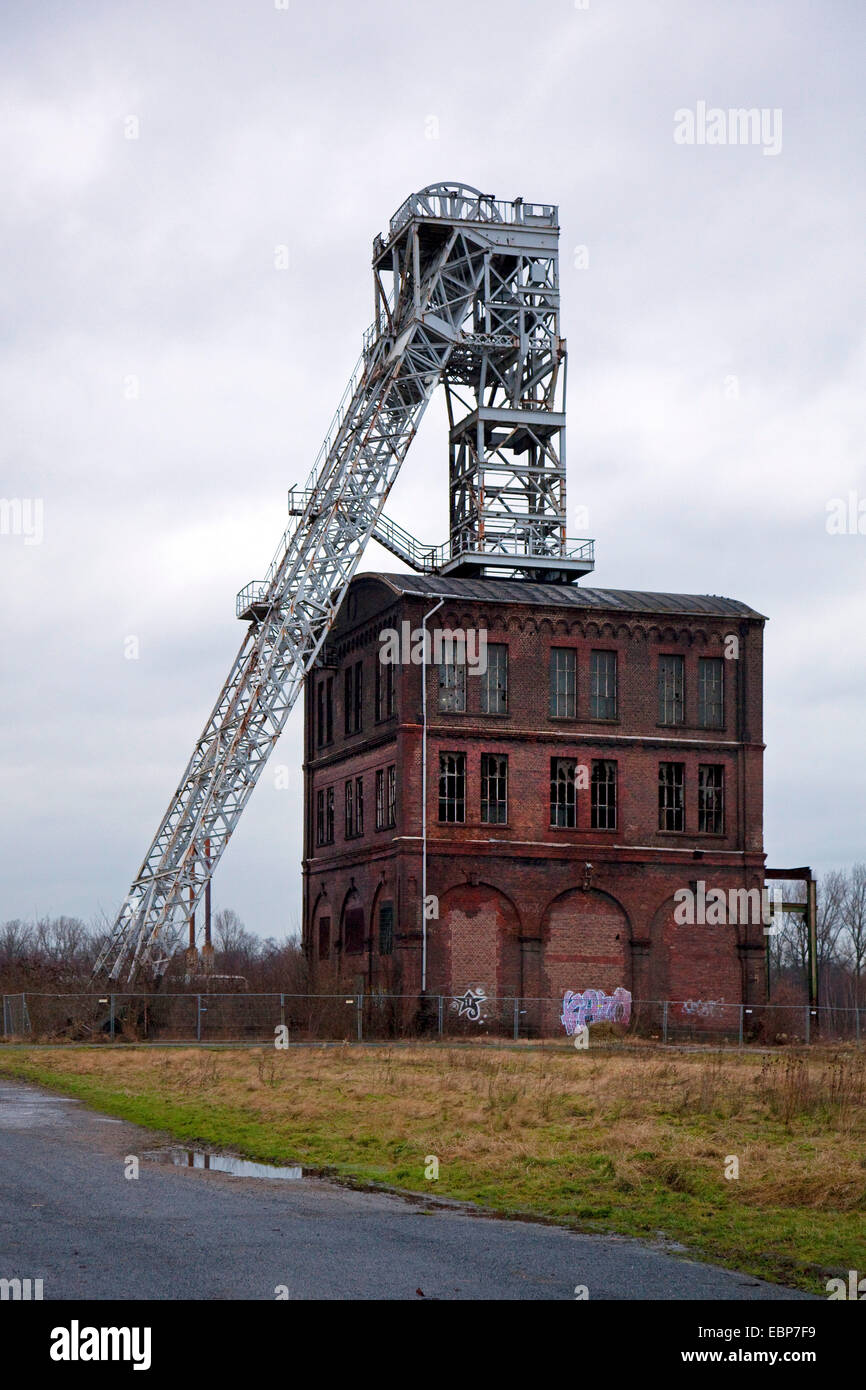 Ex miniera di carbone Strekrade, in Germania, in Renania settentrionale-Vestfalia, la zona della Ruhr, Oberhausen Foto Stock