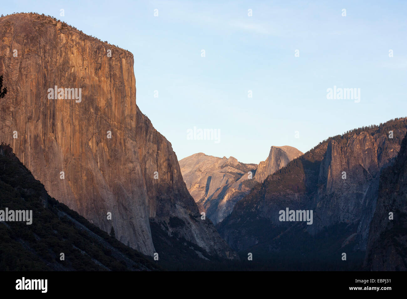 Il parco nazionale di Yosemite Valley, il Parco Nazionale di Yosemite, Mariposa County, California, Stati Uniti d'America Foto Stock