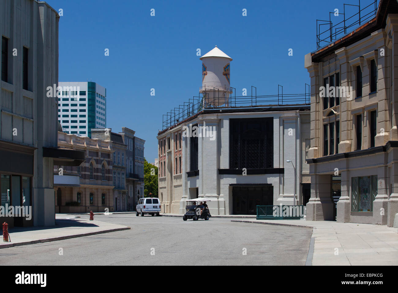 Los Angeles, Stati Uniti d'America - Luglio 1,2011:Warner Brothers Studios di Burbank,di Los Angeles. La storica 110 acri del sacco comprendono 29 soundstages, Foto Stock
