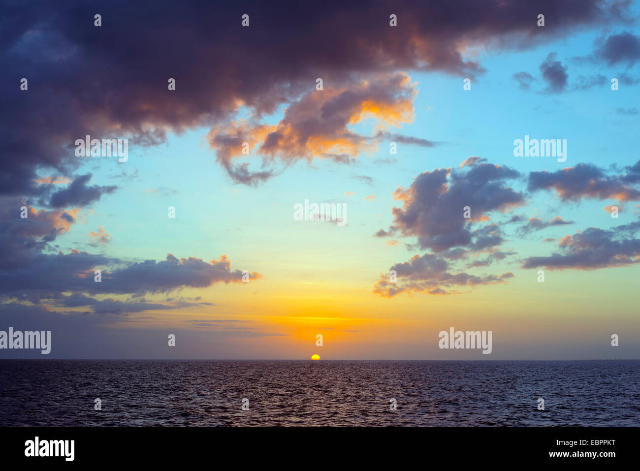 Sugar Beach SUNSET, Bantayan Island, Cebu, Visayas, Filippine, Sud-est asiatico, in Asia Foto Stock