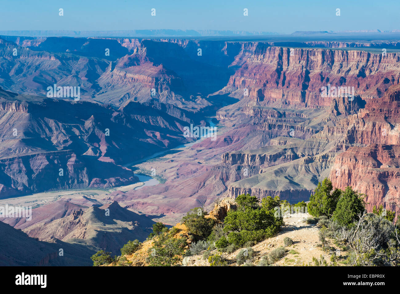 Deserto punto di vista sul Grand Canyon, Sito Patrimonio Mondiale dell'UNESCO, Arizona, Stati Uniti d'America, America del Nord Foto Stock