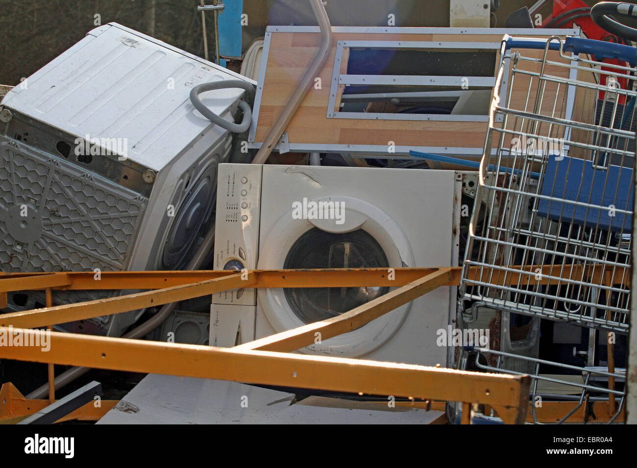 Rottami di metallo, Germania Foto Stock