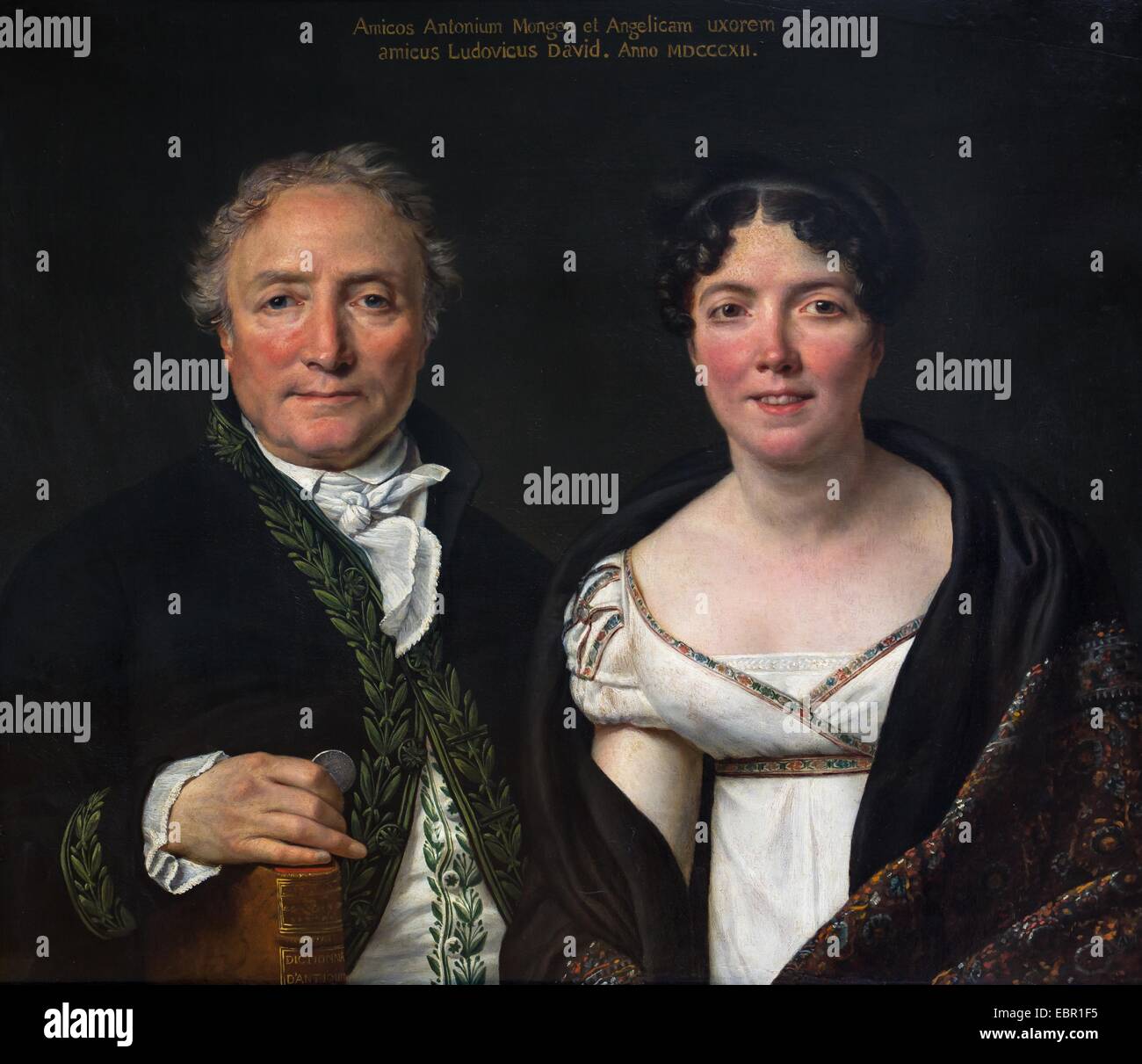 ActiveMuseum 0001845.jpg / Mister e signora Mongez, 1812 - Jacques-Louis David Olio su tela 25/09/2013 - / xix secolo Collezione / Museo attivo Foto Stock