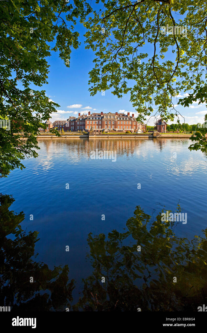 Schloss Nordkirchen, il più grande castello impostato su un lago di Westfalia, in Germania, in Renania settentrionale-Vestfalia, Nordkirchen Foto Stock