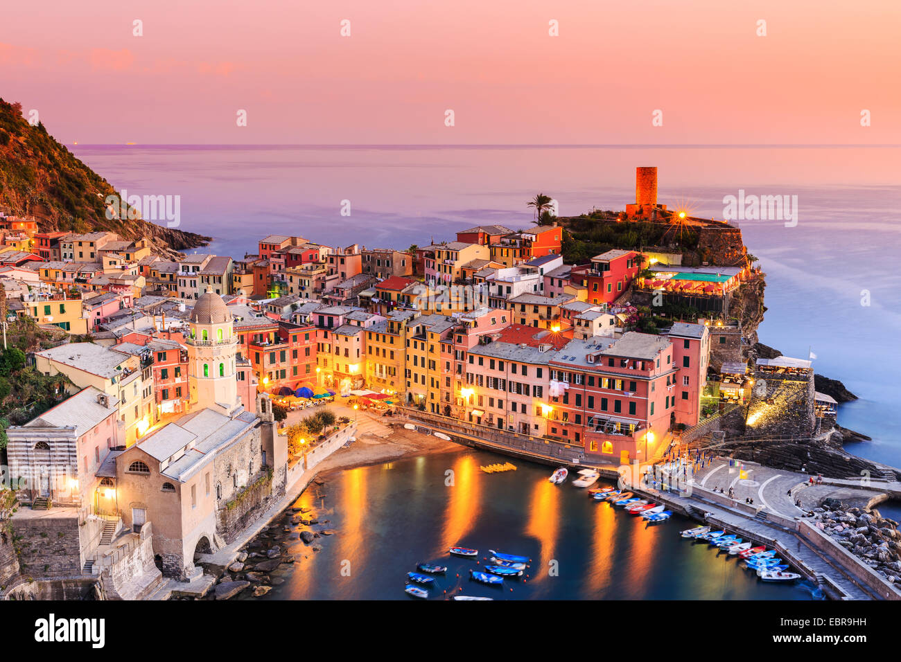 Le Cinque Terre Liguria Italia. Foto Stock