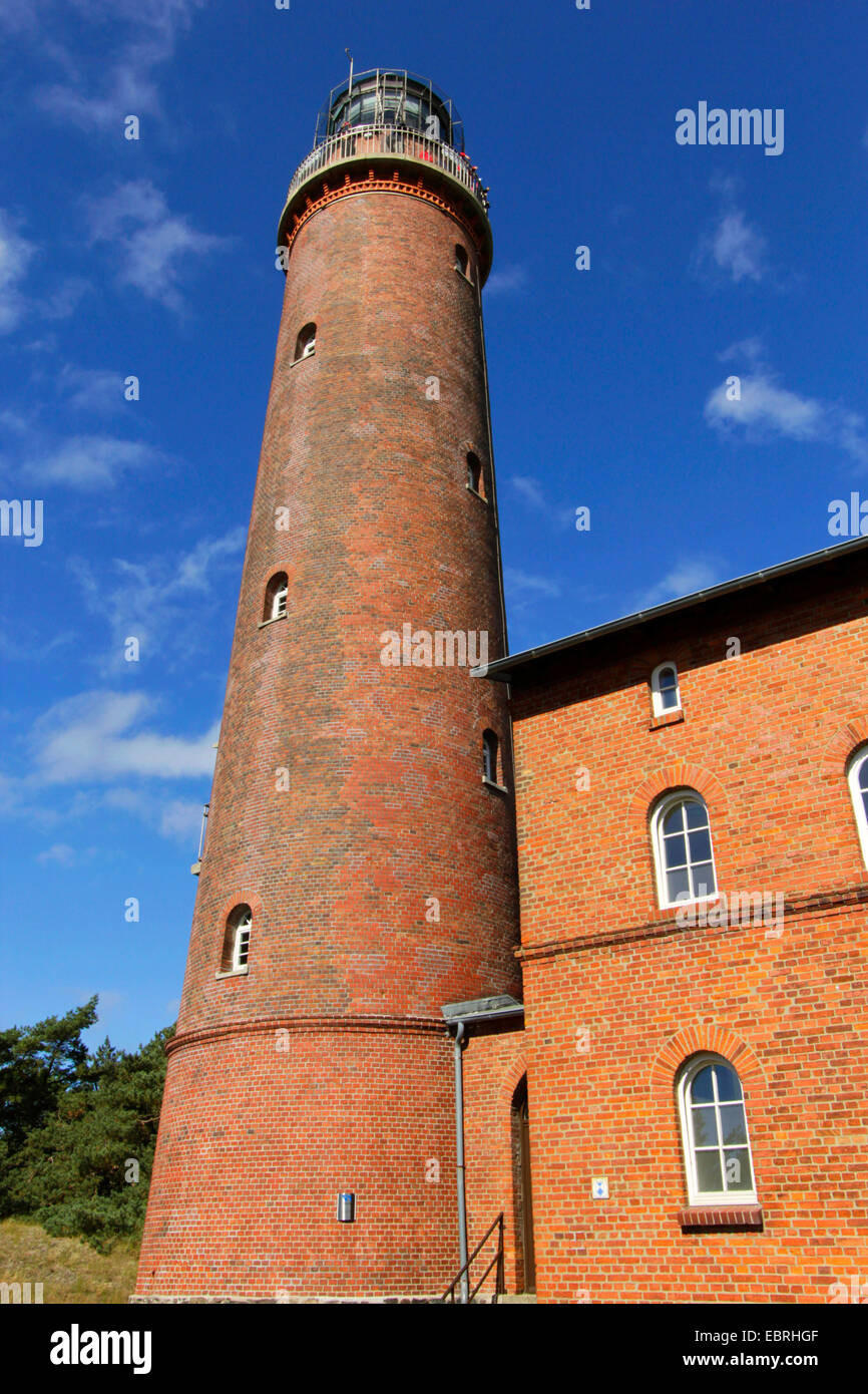 Faro di Darsser Ort, Germania, Meclemburgo-Pomerania, nato auf dem Darss, Prerow Foto Stock