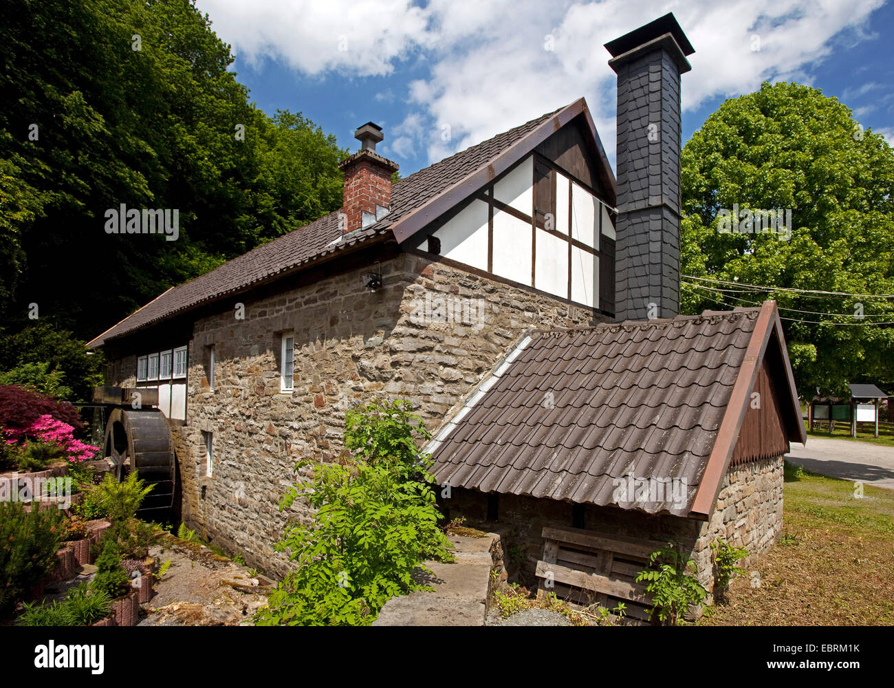 Monumento Culturale Benscheid frantoio in Nachrodt-Wiblingwerde, in Germania, in Renania settentrionale-Vestfalia, Sauerland, Nachrodt-Wiblingwerde Foto Stock