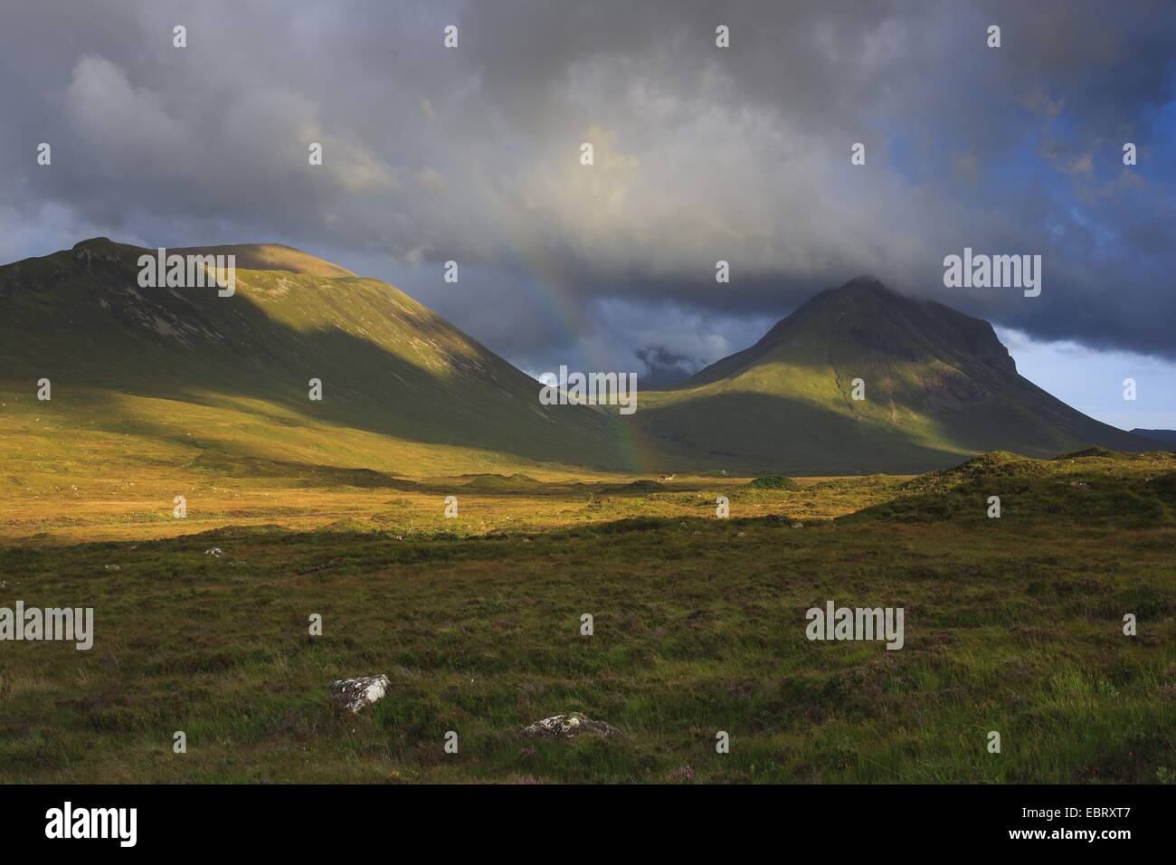 Highlands scozzesi, Regno Unito, Scozia, Isola di Skye Foto Stock