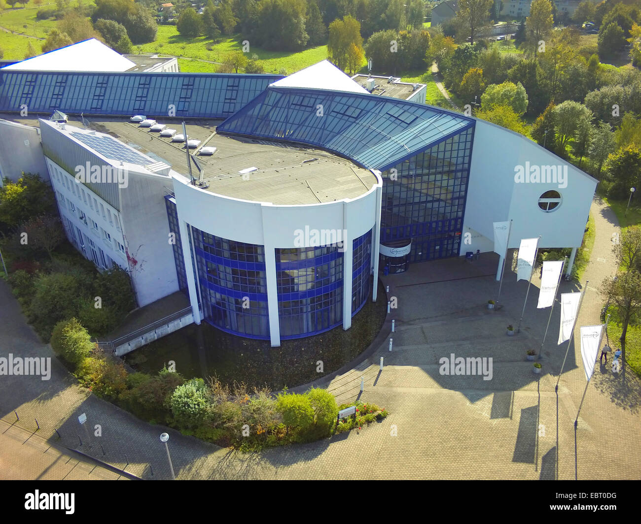 Vista aerea a Witten/Herdecke University, in Germania, in Renania settentrionale-Vestfalia, la zona della Ruhr, Witten Foto Stock