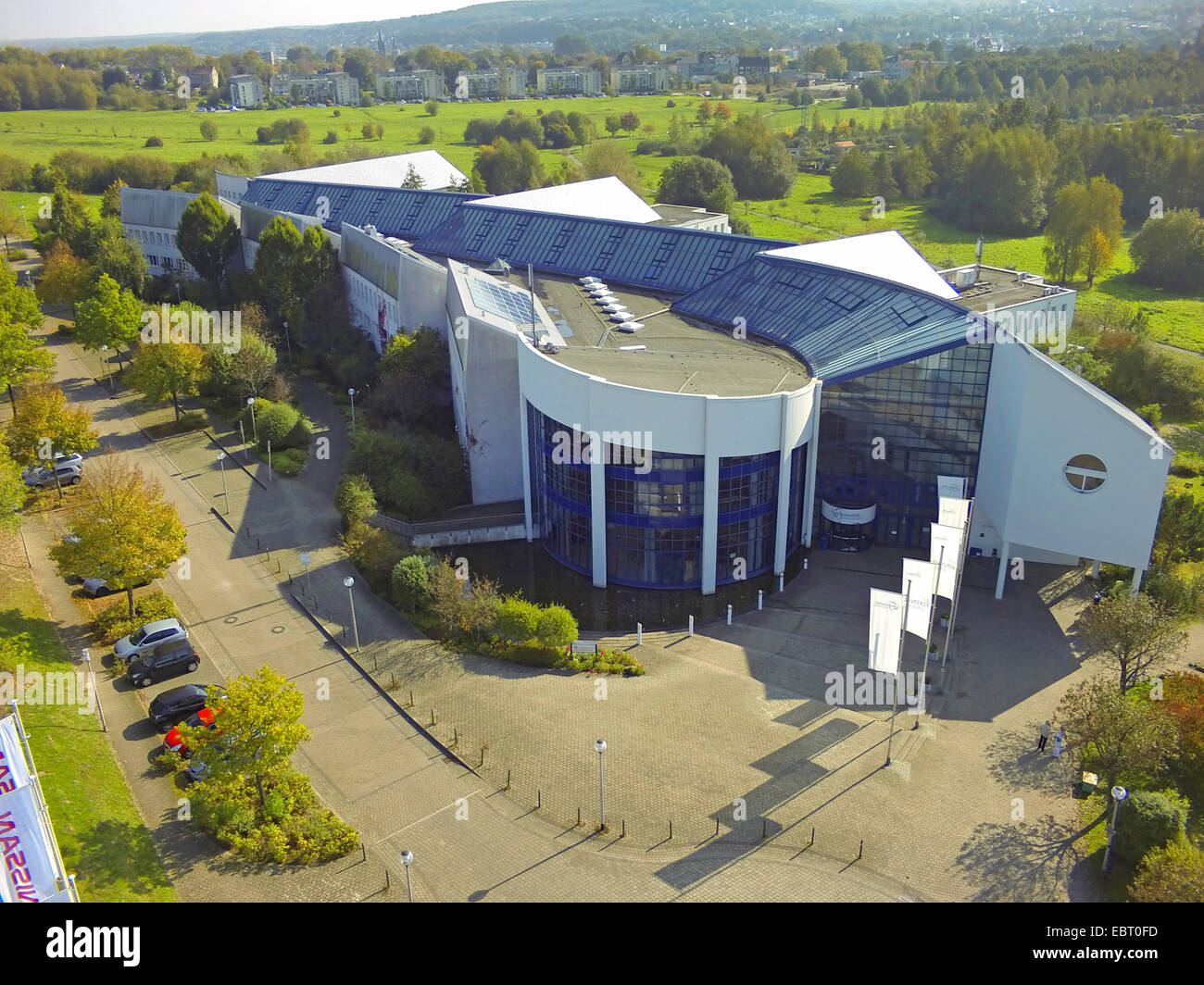 Vista aerea a Witten/Herdecke University, in Germania, in Renania settentrionale-Vestfalia, la zona della Ruhr, Witten Foto Stock