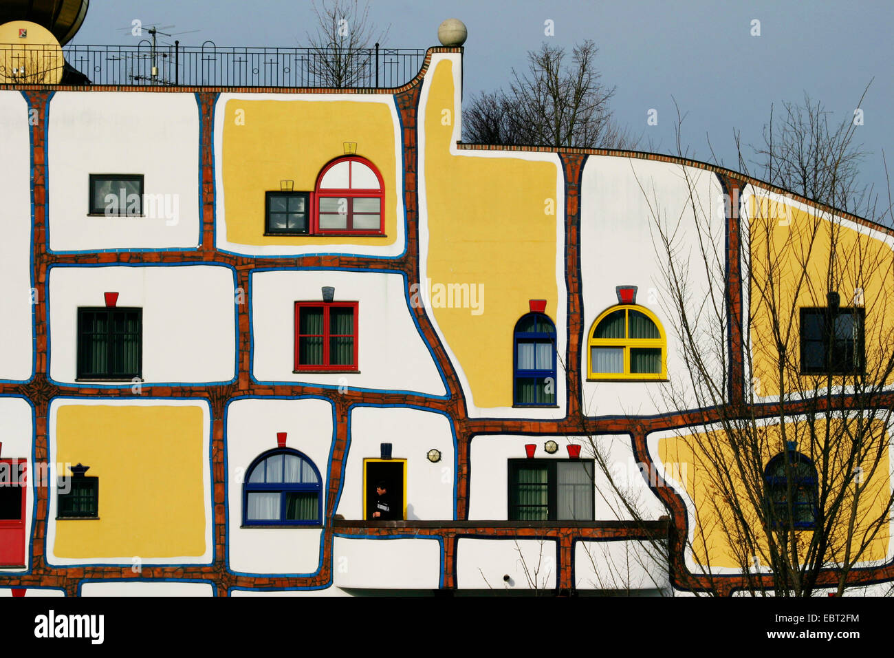 La facciata della sede da Roger Bad Blumau, solo per uso editoriale, Austria, la Stiria, Bad Blumau Foto Stock