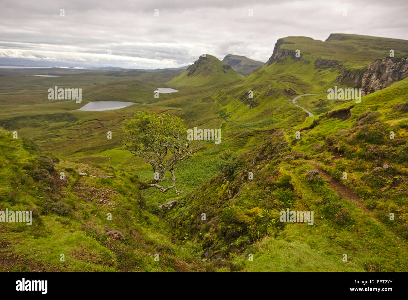 Quiraing, Trotternish, Regno Unito, Scozia, Isola di Skye Foto Stock