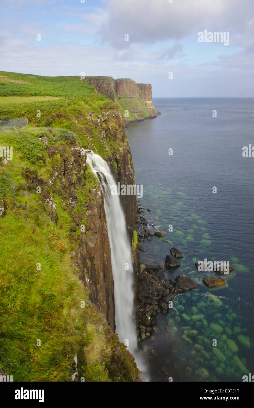 Kilt Rock, Trotternish, Regno Unito, Scozia, Isola di Skye Foto Stock