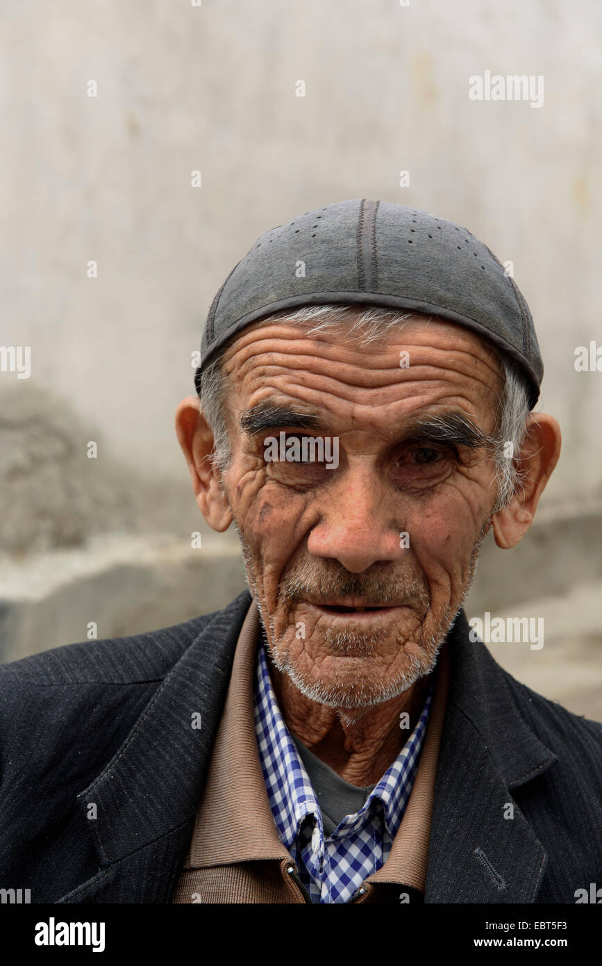 Scheda giocatore a Bukhara, Uzbekistan, Asia Foto Stock