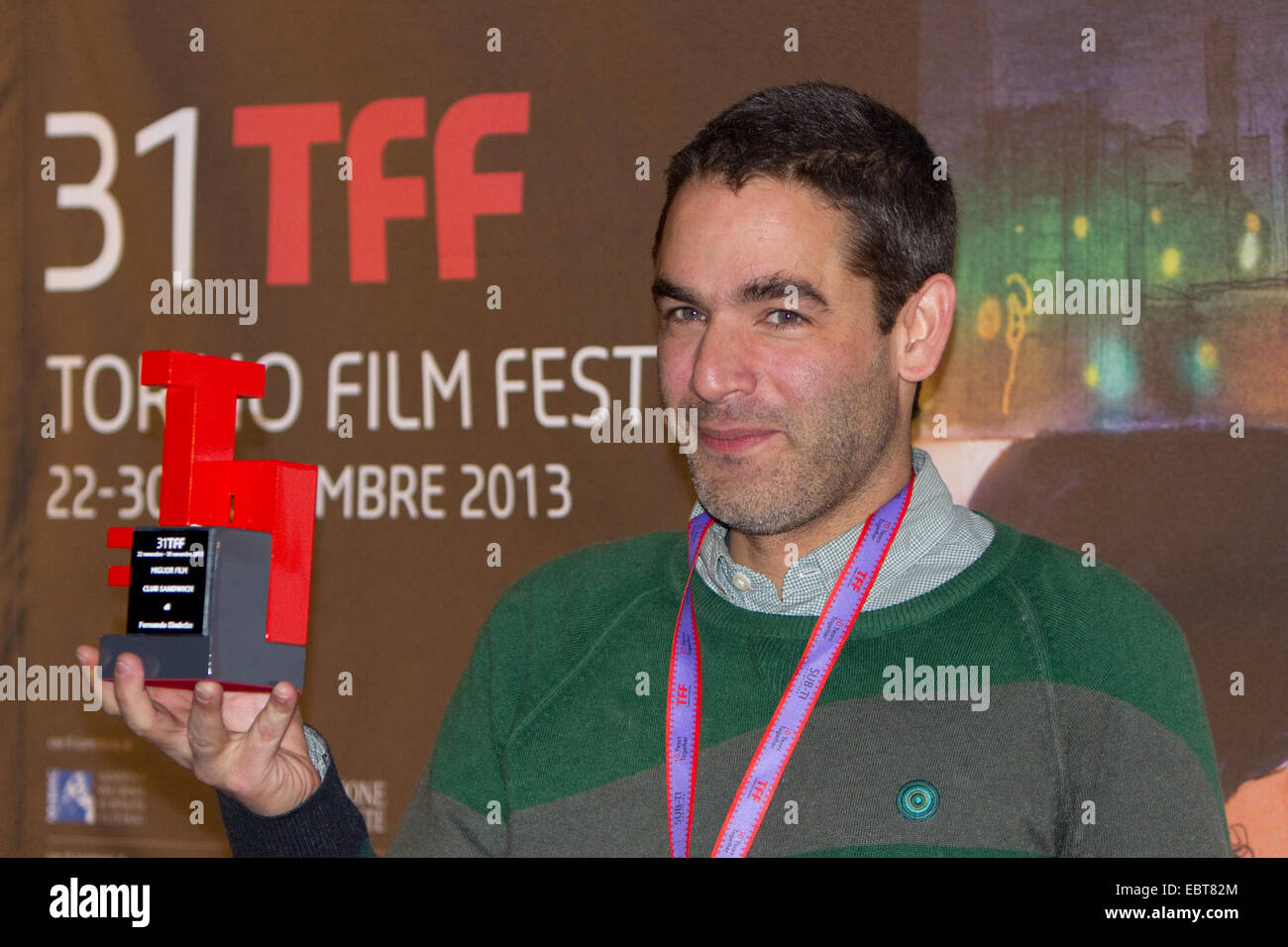 Mexican film del regista Fernando Eimbcke riceve il premio del miglior film per il film "club sandwich" a Torino Film Festival. Foto Stock