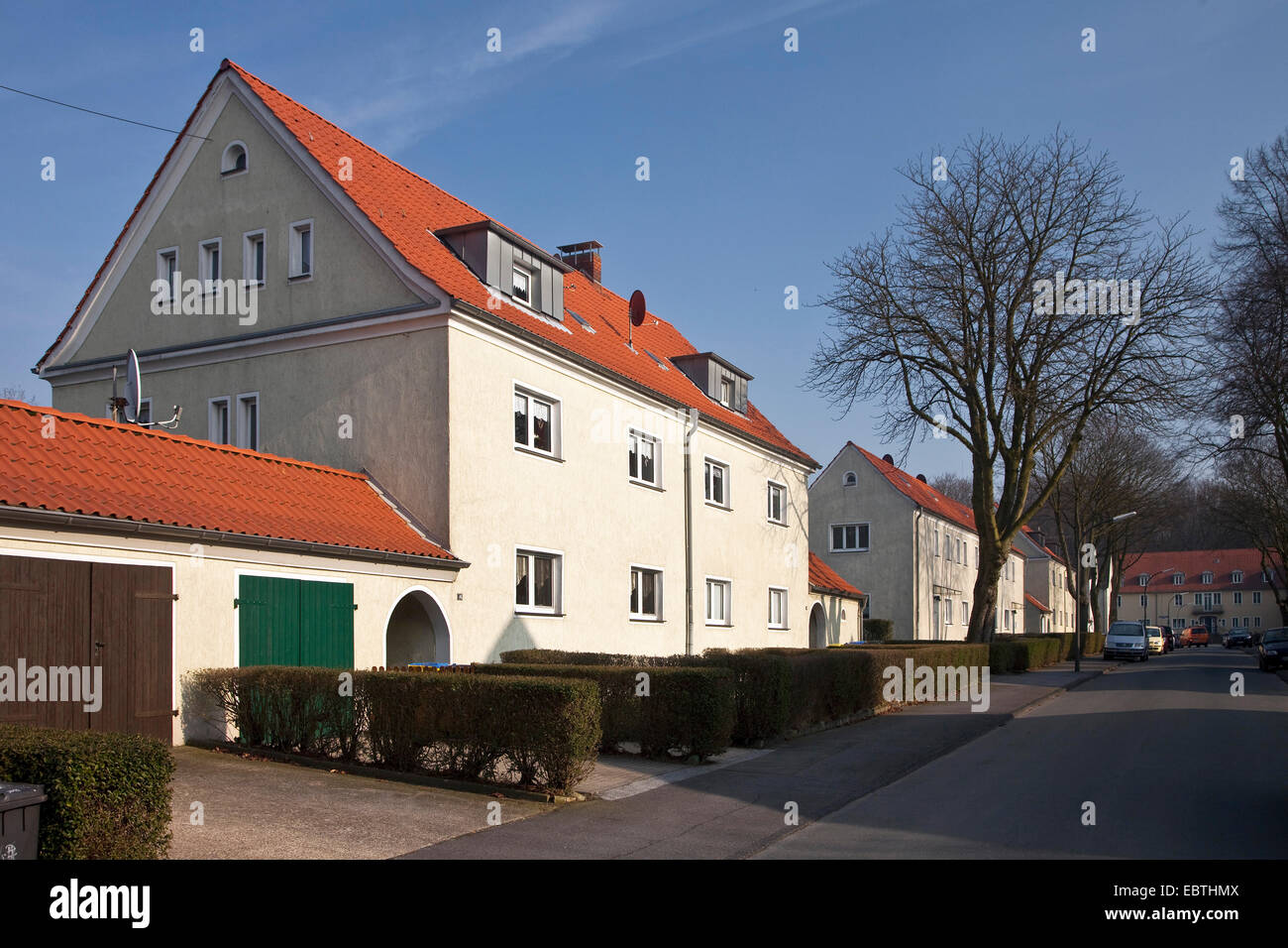 Company town Fuerst Hardenberg, in Germania, in Renania settentrionale-Vestfalia, la zona della Ruhr, Dortmund Foto Stock