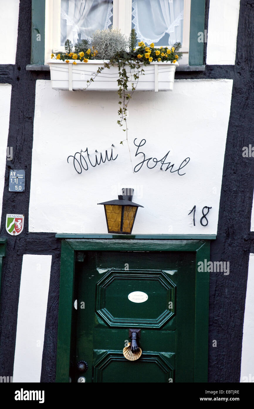 Mini Hotel in Herdecke, in Germania, in Renania settentrionale-Vestfalia, la zona della Ruhr, Herdecke Foto Stock