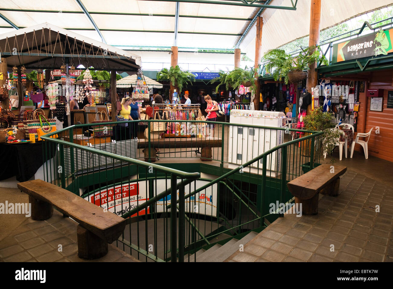 Kuranda originale sui mercati della foresta pluviale, Australia, Queensland Foto Stock