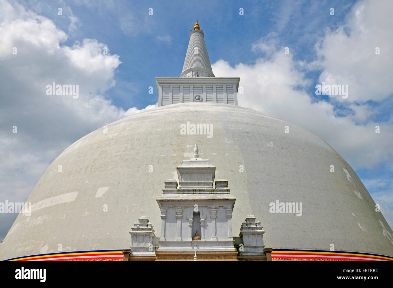 Ruwanwelisaya Chedi, Sri Lanka, Anuradhapura Foto Stock