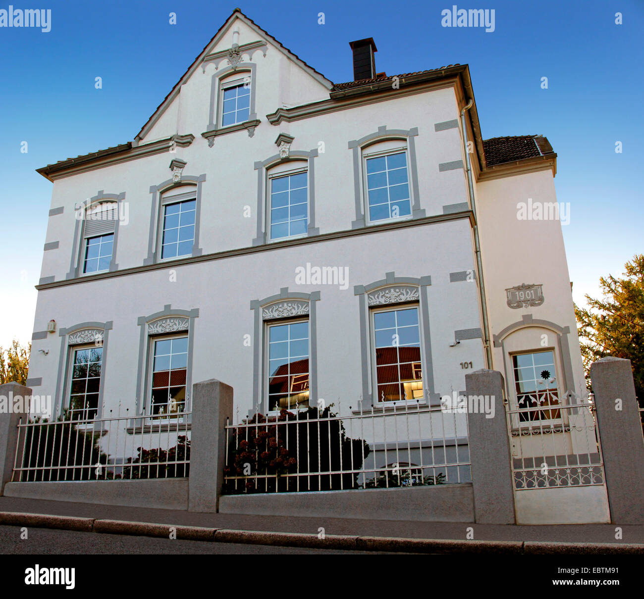 Villa intorno alla fine del secolo, in Germania, in Renania settentrionale-Vestfalia, la zona della Ruhr, Witten Foto Stock