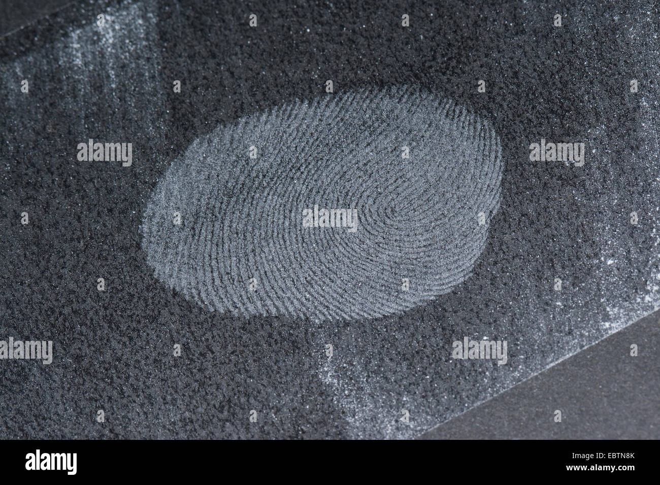 Prendere le impronte digitali. Passo 5: impronte digitali fisse Foto Stock