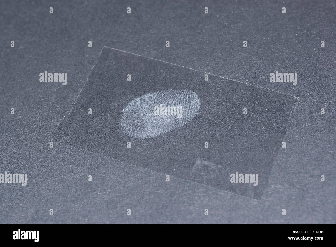 Prendere le impronte digitali. Passo 5: impronte digitali fisse Foto Stock