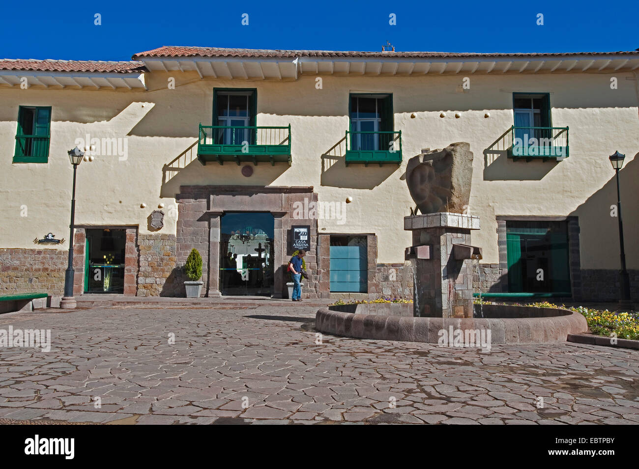 L'hotel Casa Andina, Perù Cusco Foto Stock