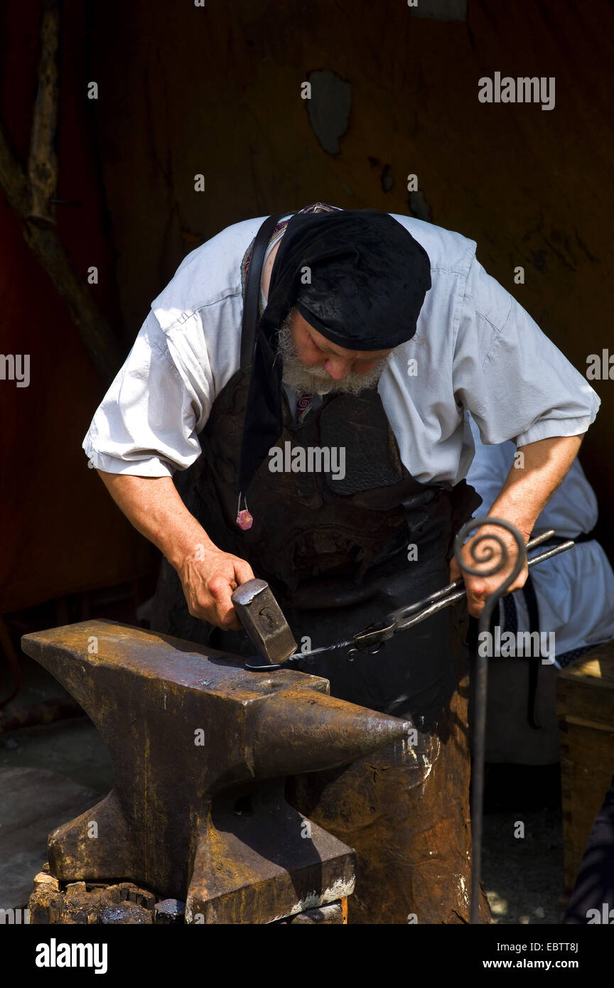 Artigiano al lavoro, Germania Foto Stock