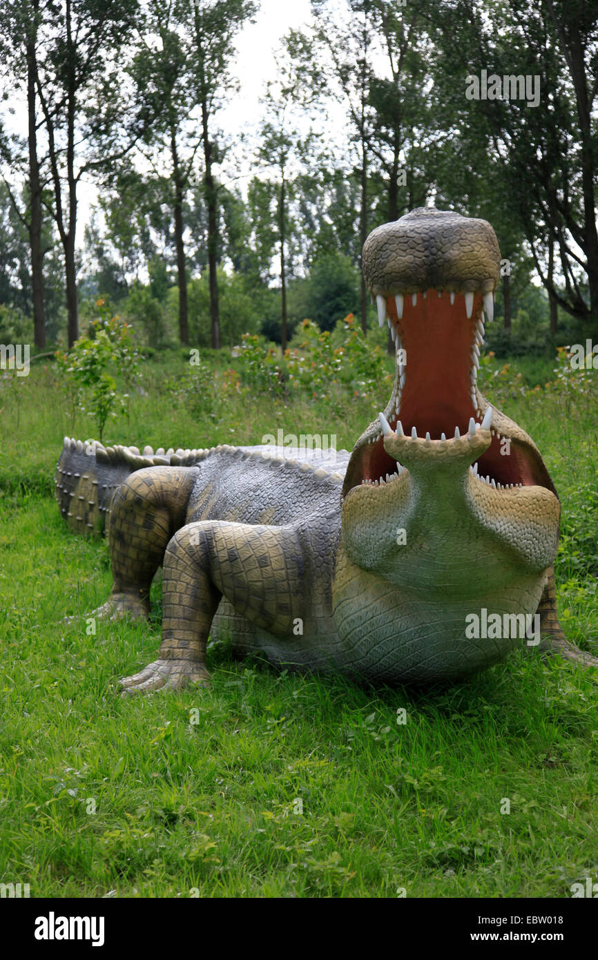 Supercroc (Sarcosuchus imperator), il più grande coccodrillo come rettile mai vissuto Foto Stock