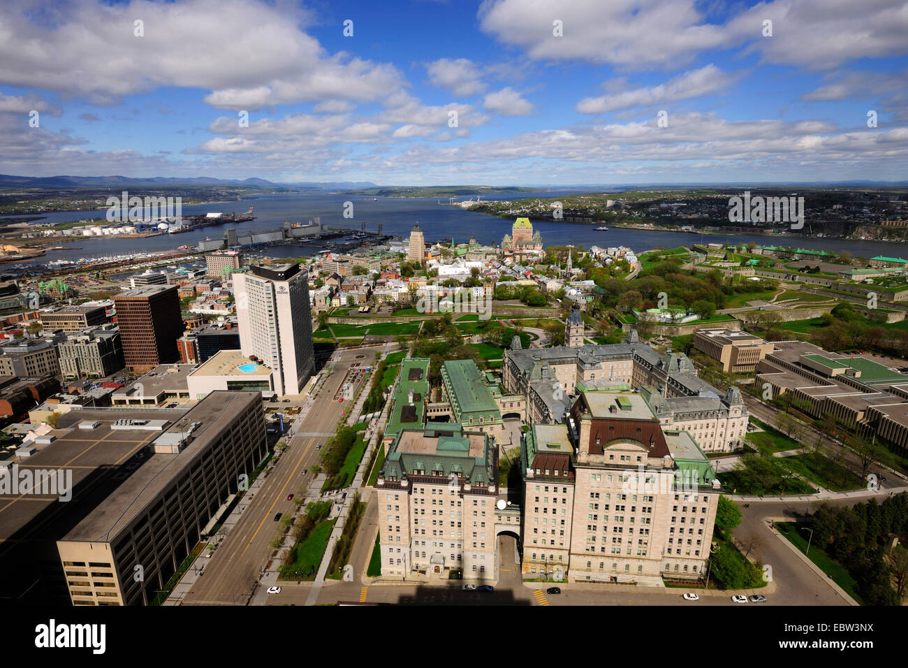 Quebec City al fiume San Lorenzo, Canada Quebec Quebec City Foto Stock