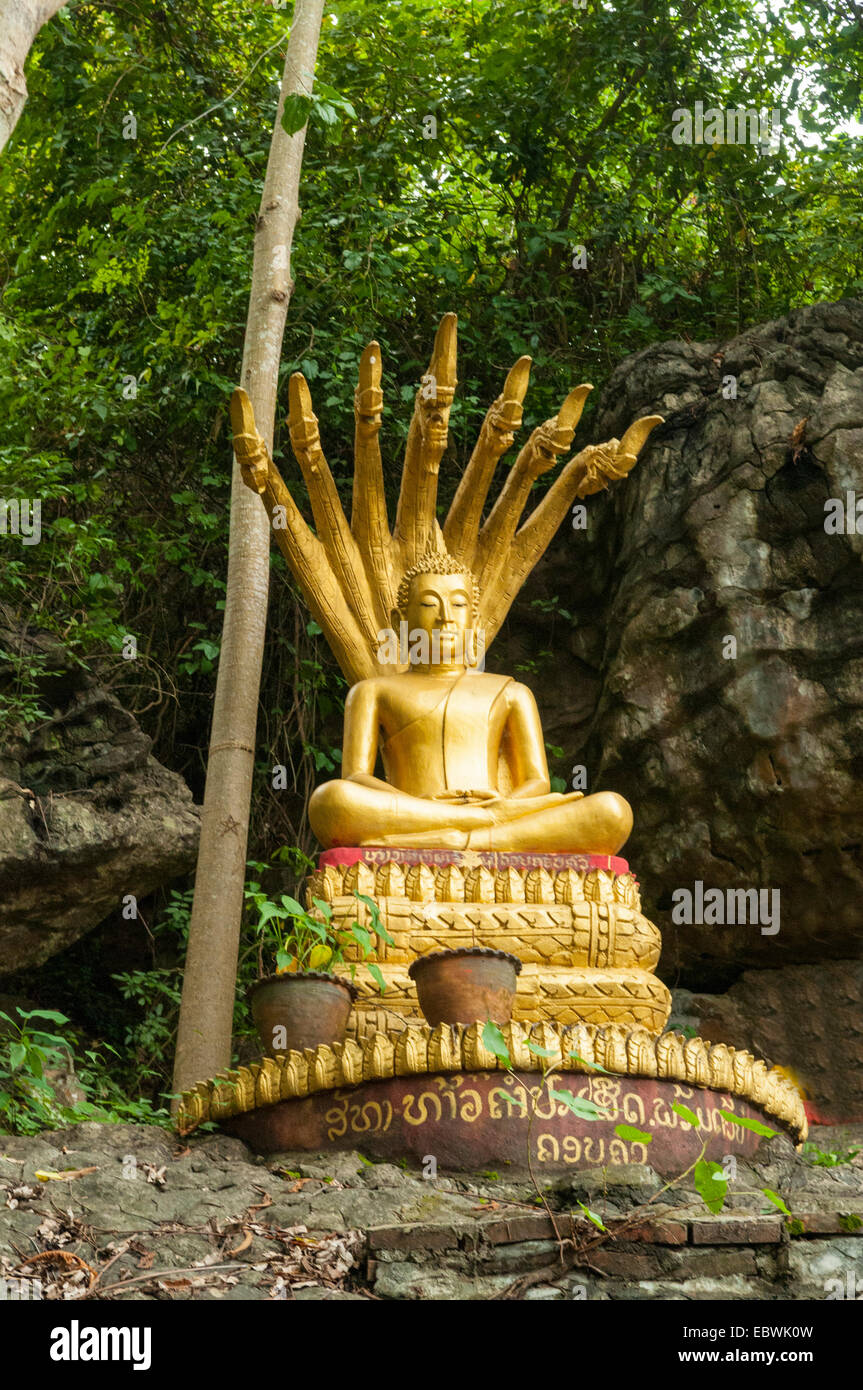 Il Buddha sulla Collina di Phousi, Luang Prabang, Laos Foto Stock