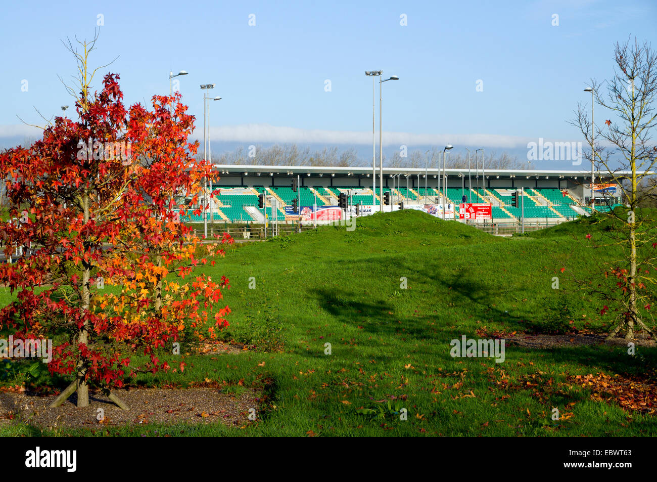 Cardiff International Athletics Stadium, Leckwith Road, Cardiff, Galles, UK. Foto Stock