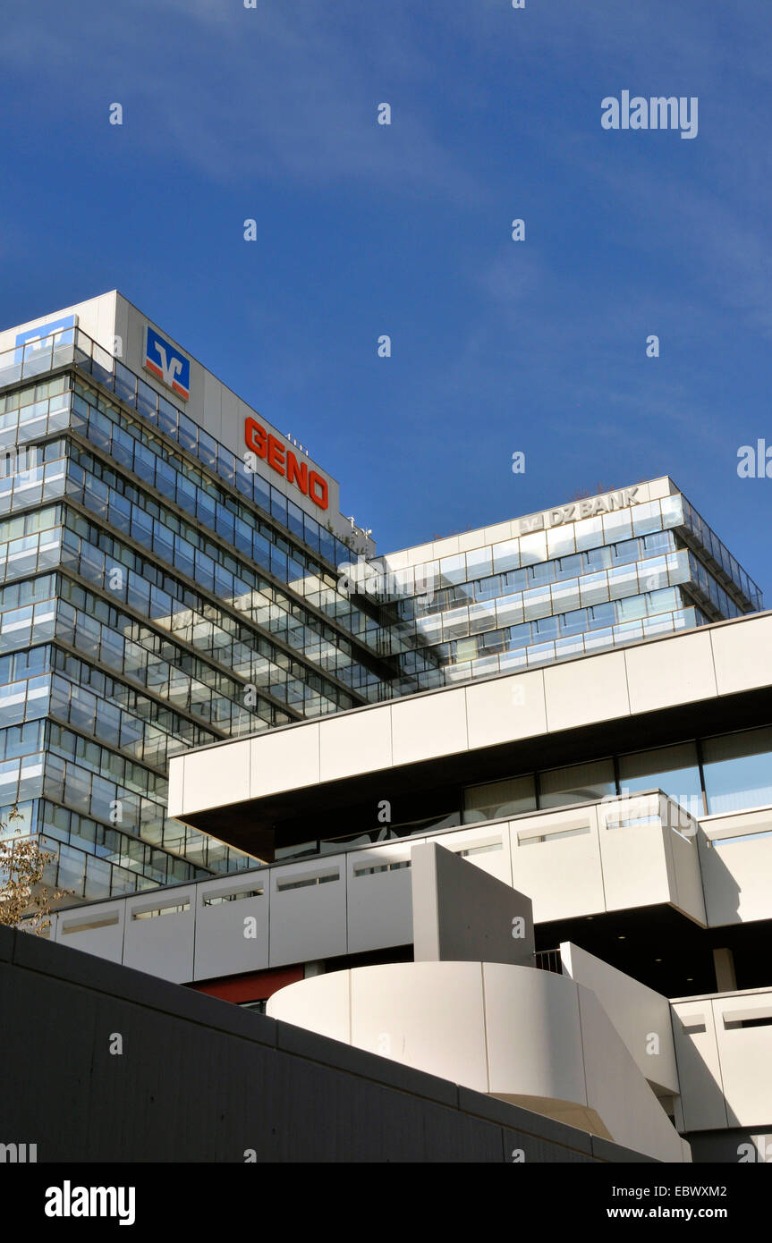 GENO-Haus building, GERMANIA Baden-Wuerttemberg, Stoccarda Foto Stock