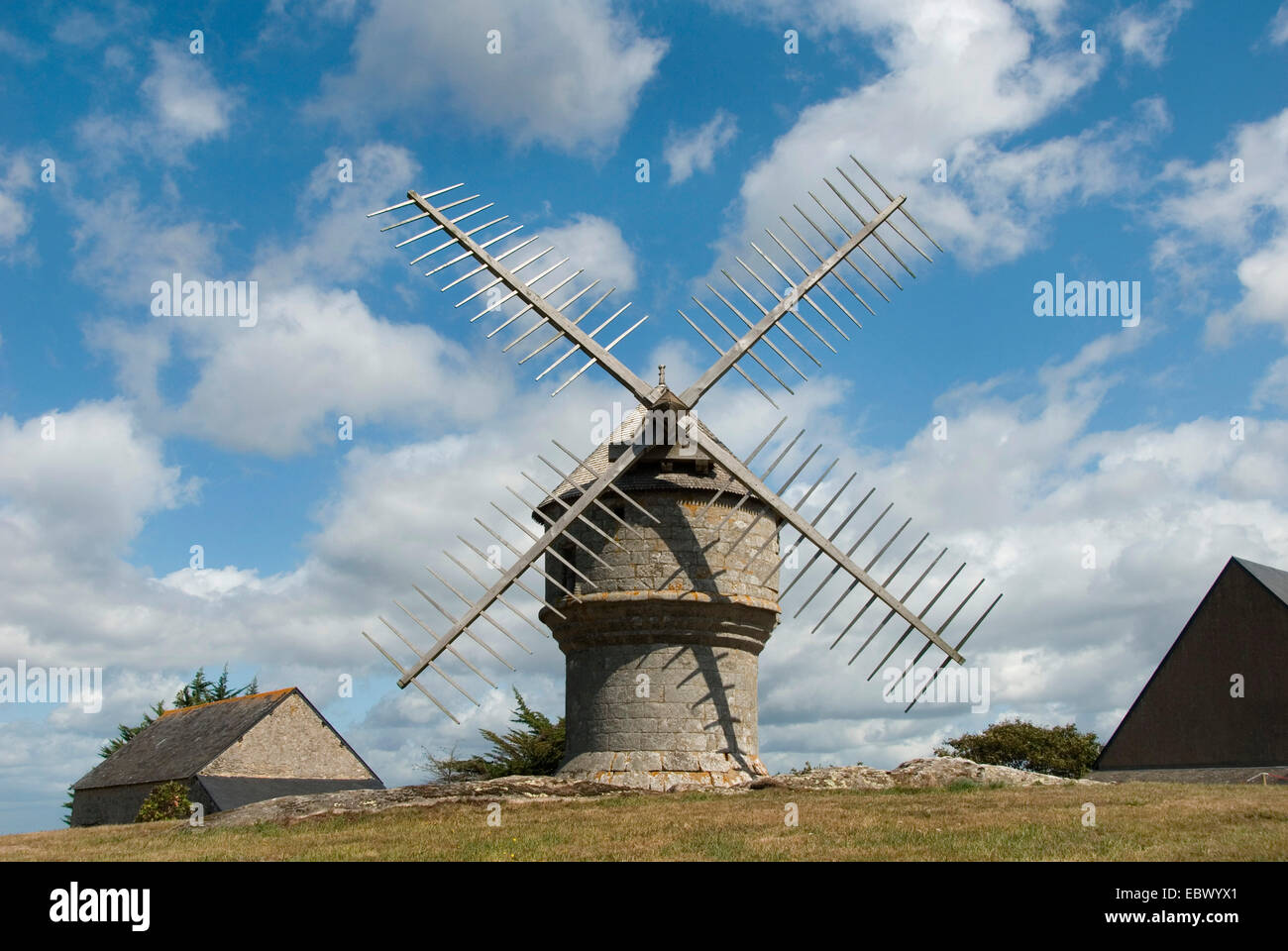 Le Moulin du Diable, Francia Bretagna, Pays de la Loire, Gurande Foto Stock