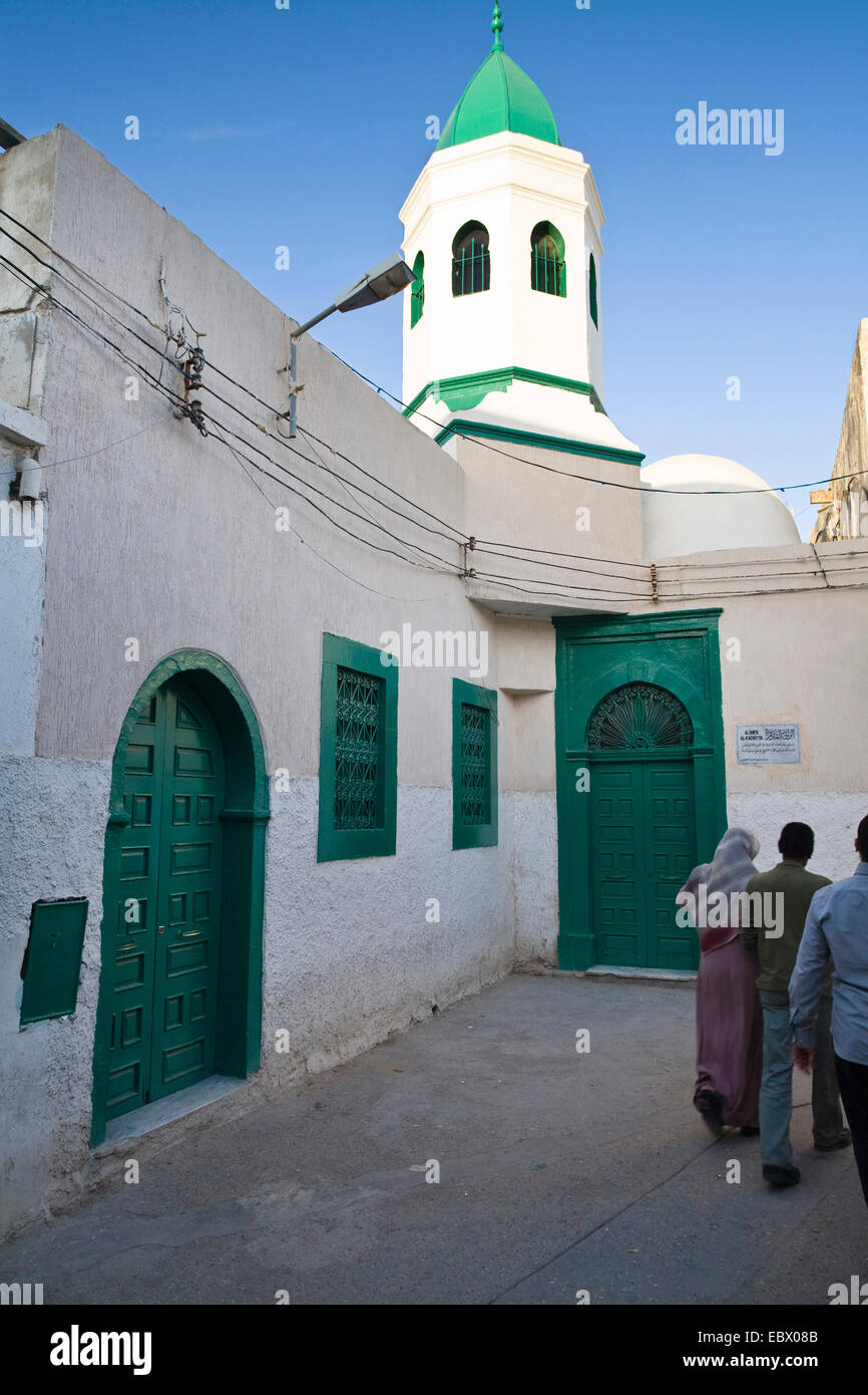 Naga moschea, scuola Sufi presso la Medina (città vecchia), Libia, Tripolis Foto Stock