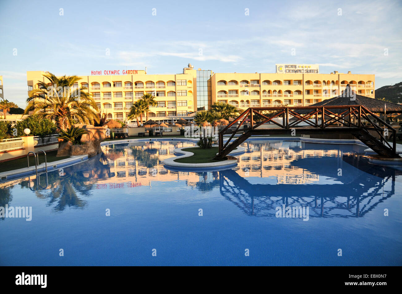 Olympic Garden Hotel Lloret de Mar, Costa Brava, Girona, Spagna Foto Stock