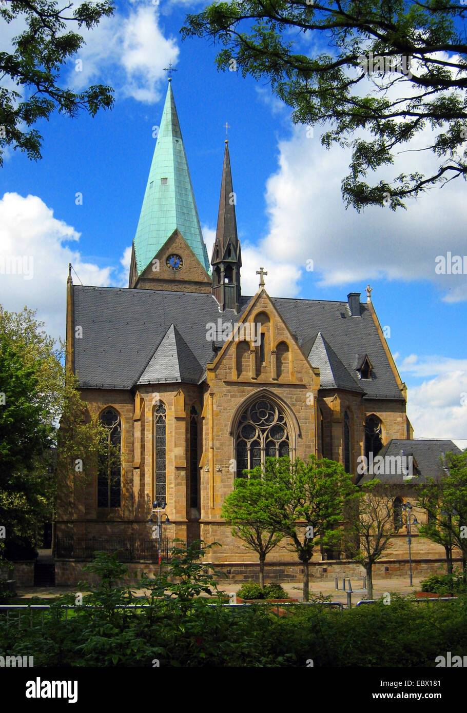 Chiesa Getrudis, Gertrudiskirche , in Germania, in Renania settentrionale-Vestfalia, la zona della Ruhr, Bochum Foto Stock