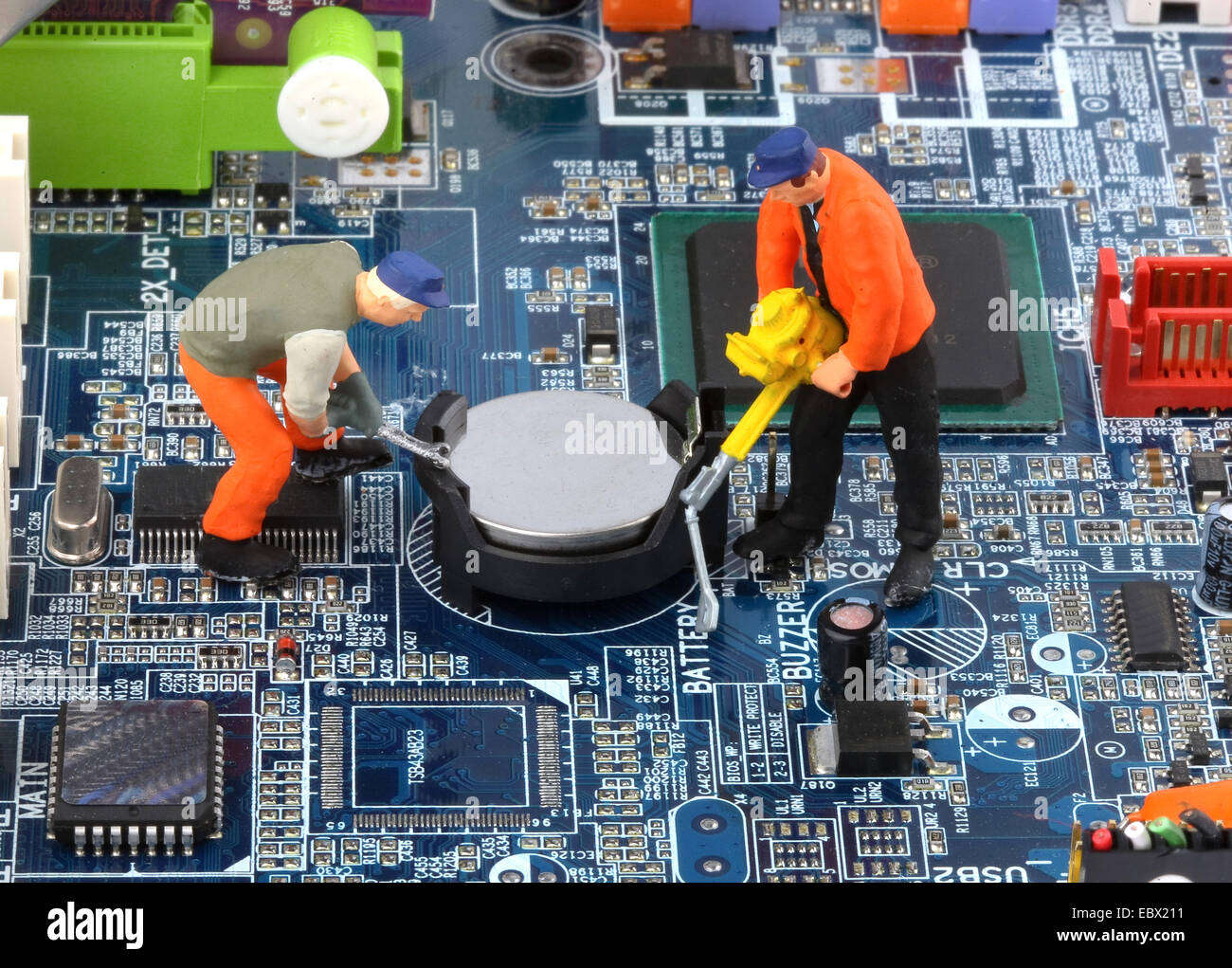 Icona per i problemi del computer e la protezione dei dati Foto Stock