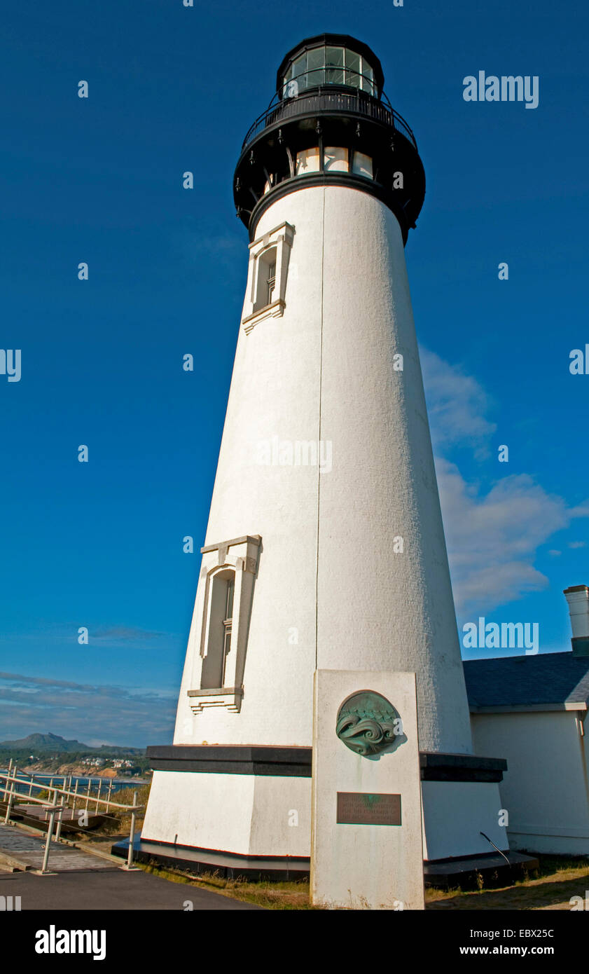 Yaquina Capo Faro a Newport, Oregon, Stati Uniti d'America, Oregon Foto Stock