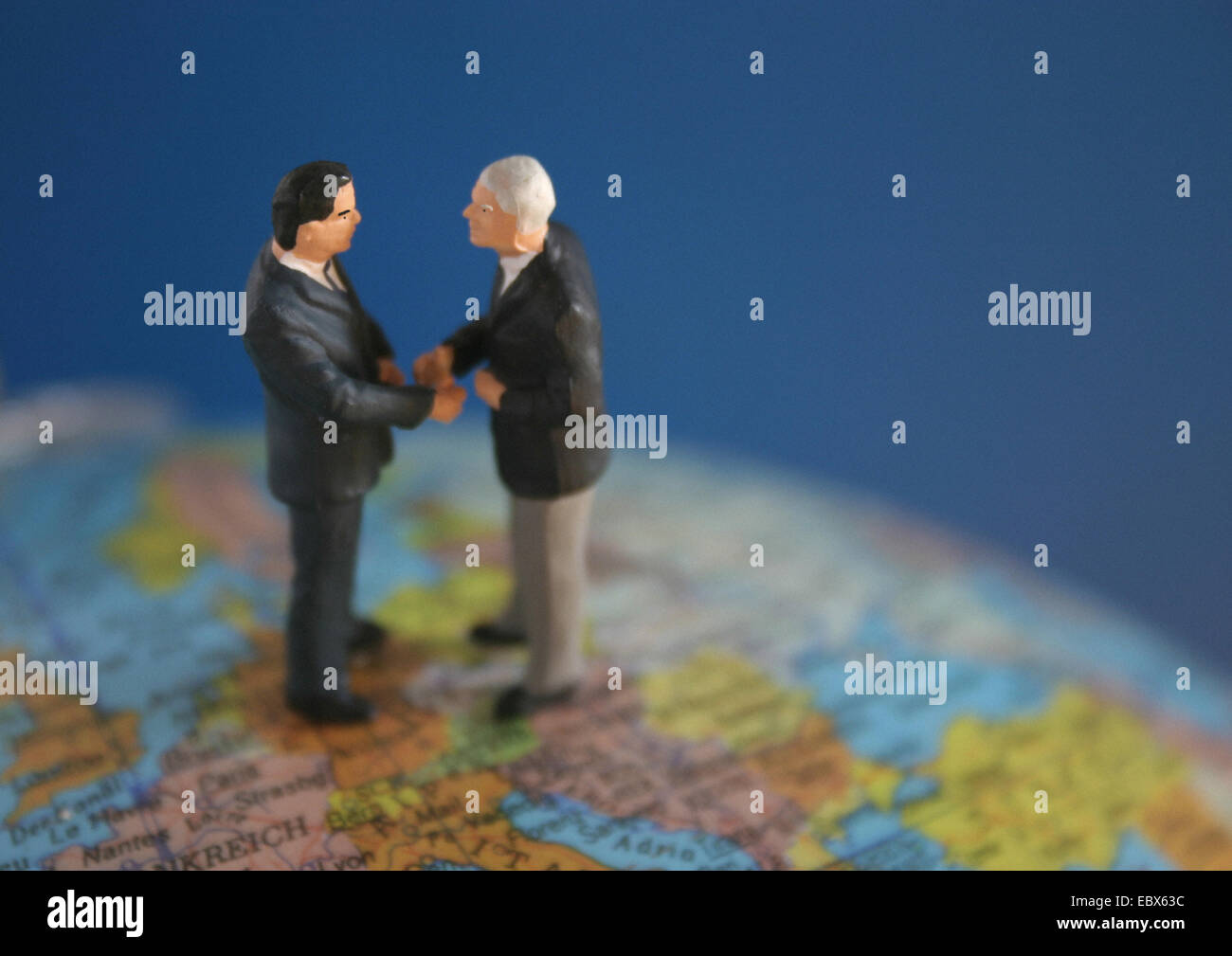 Il simbolo della globalizzazione Foto Stock