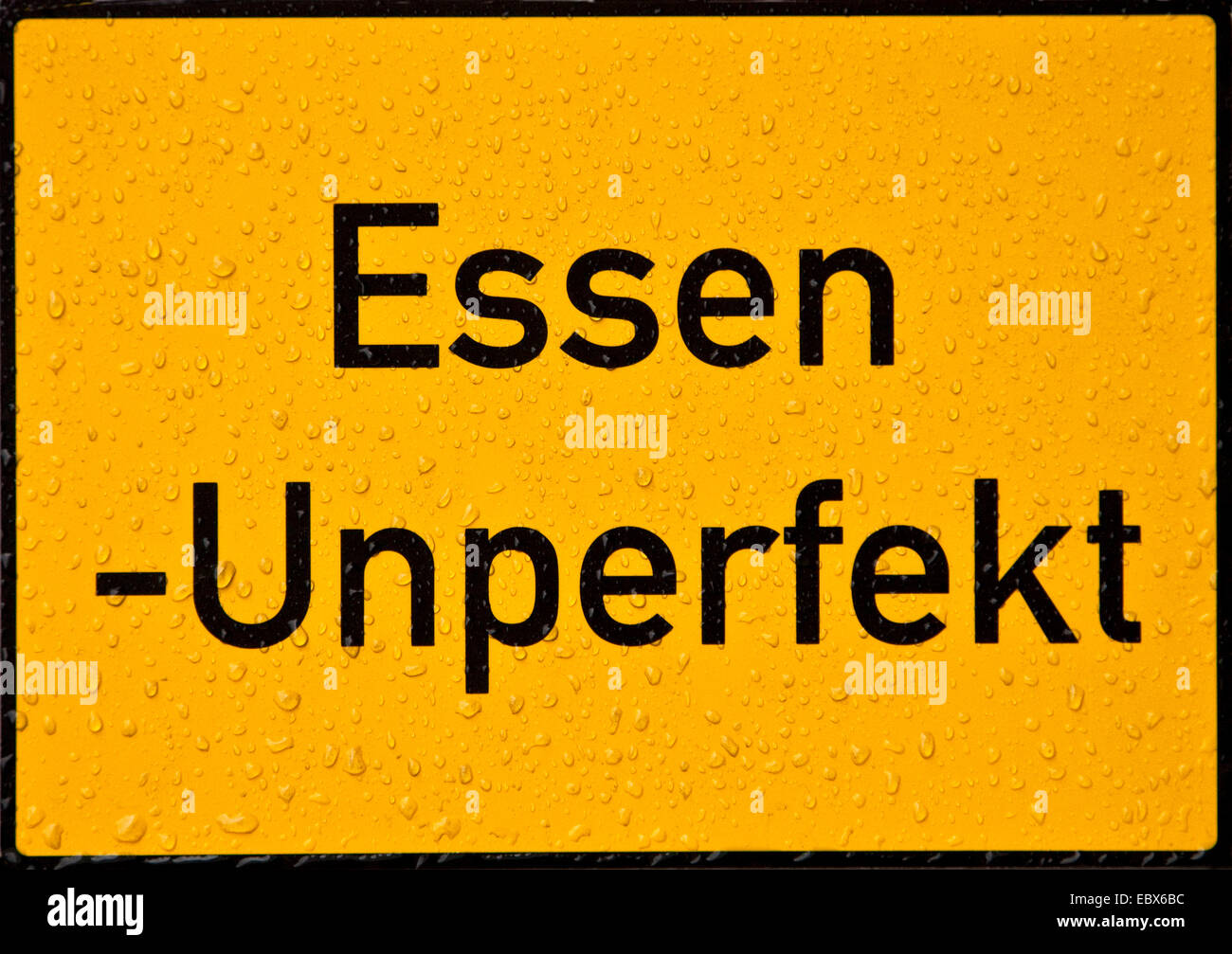 Luogo artificiale nome segno di Unperfekthaus in Essen, centro culturale, in Germania, in Renania settentrionale-Vestfalia, la zona della Ruhr, Essen Foto Stock