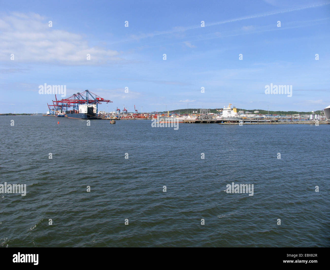 Il porto di Göteborg. Traghetti da Kiel, Frederikshavn, Newcastle, Harwich e altri porti eseguire qui regolarmente. Foto: Klaus Nowottnick Data: 13 Maggio 2008 Foto Stock