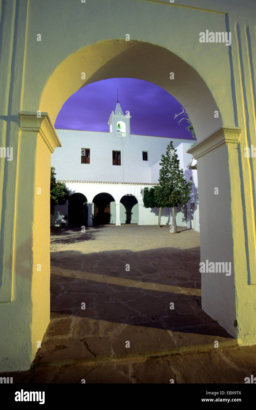 Chiesa di Sant Miquel de Balansat, Spagna, Balearen, Ibiza Foto Stock
