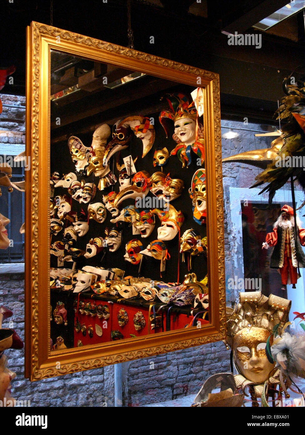 Il carnevale di Venezia maschere, Italia, Venezia Foto Stock