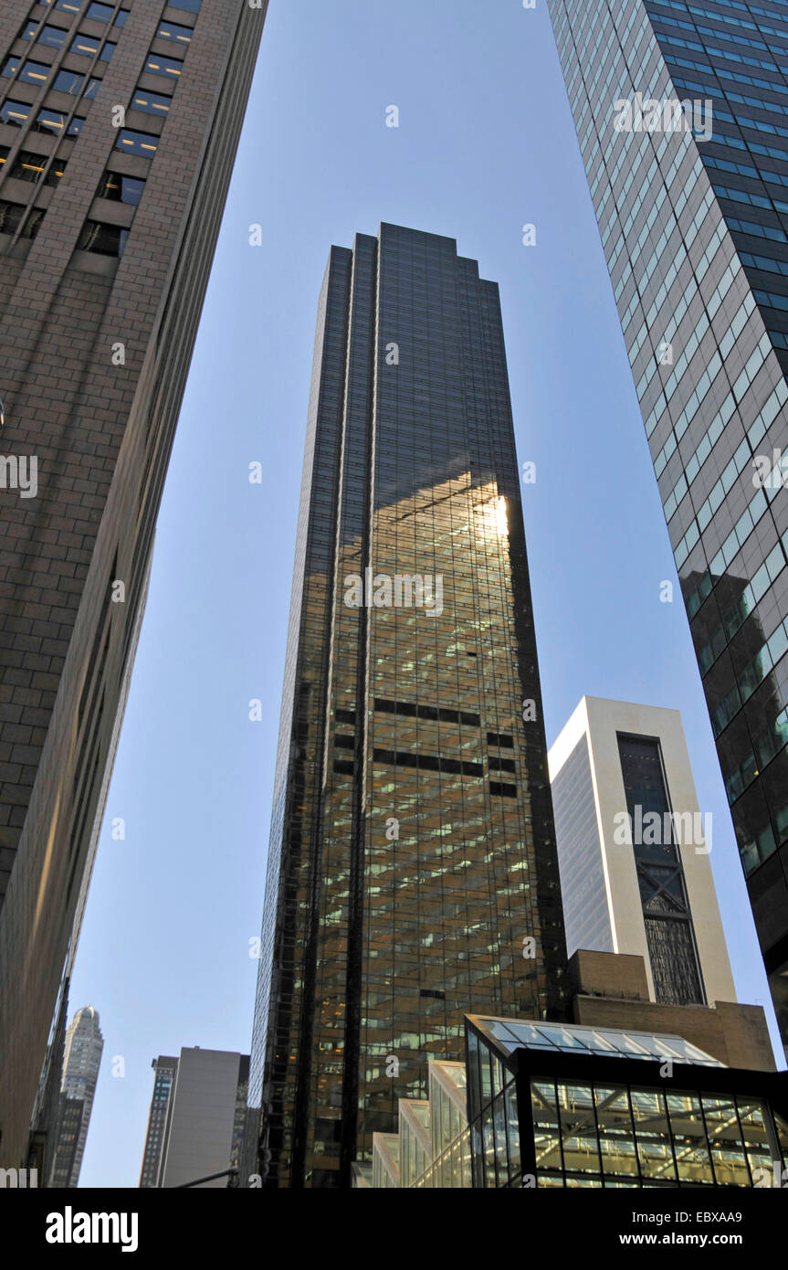 Trump Tower si trova a Fifth Avenue, STATI UNITI D'AMERICA, Manhattan New York City Foto Stock