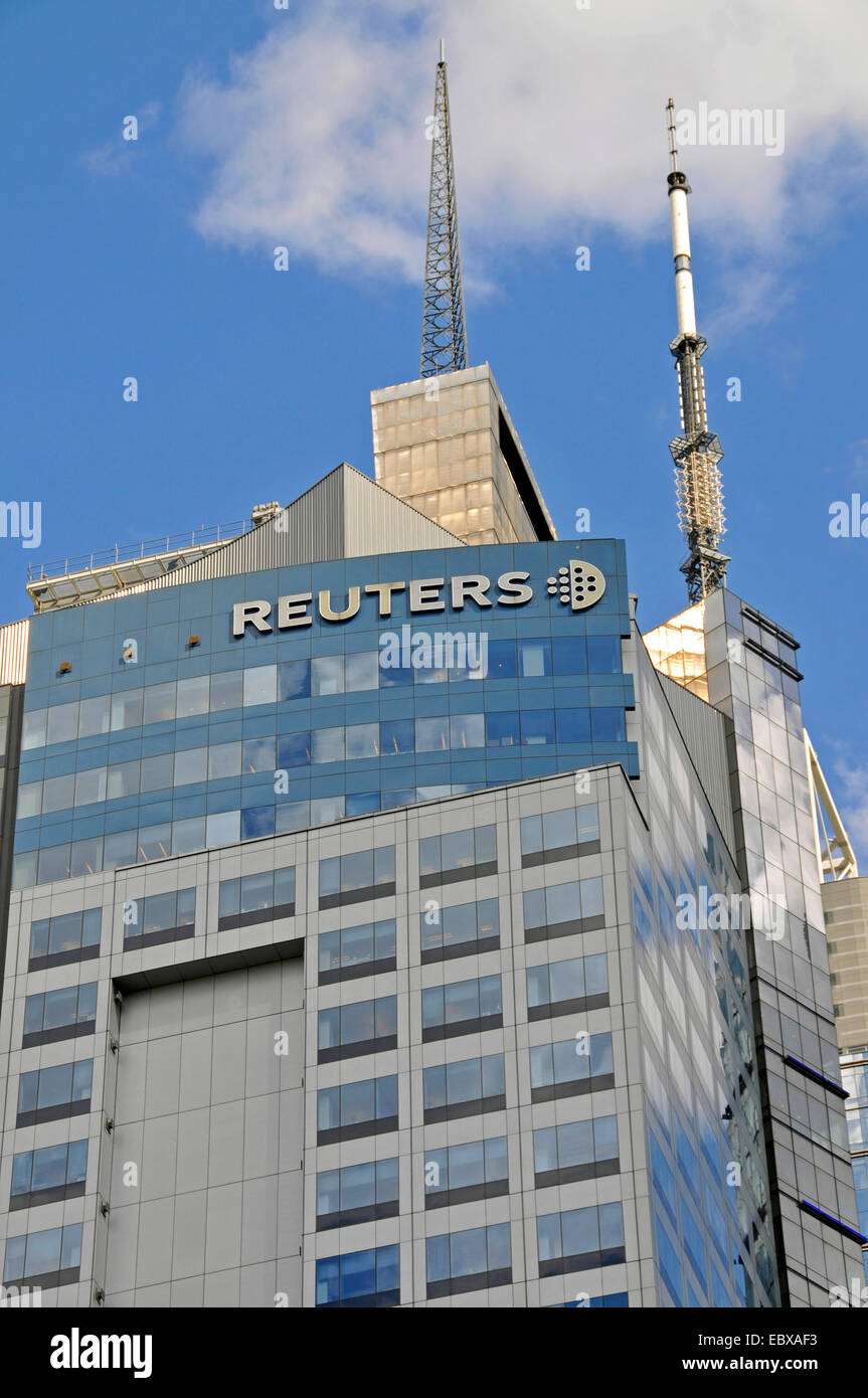 Thompson Reuters edificio per uffici, Time Square, STATI UNITI D'AMERICA, Manhattan New York City Foto Stock