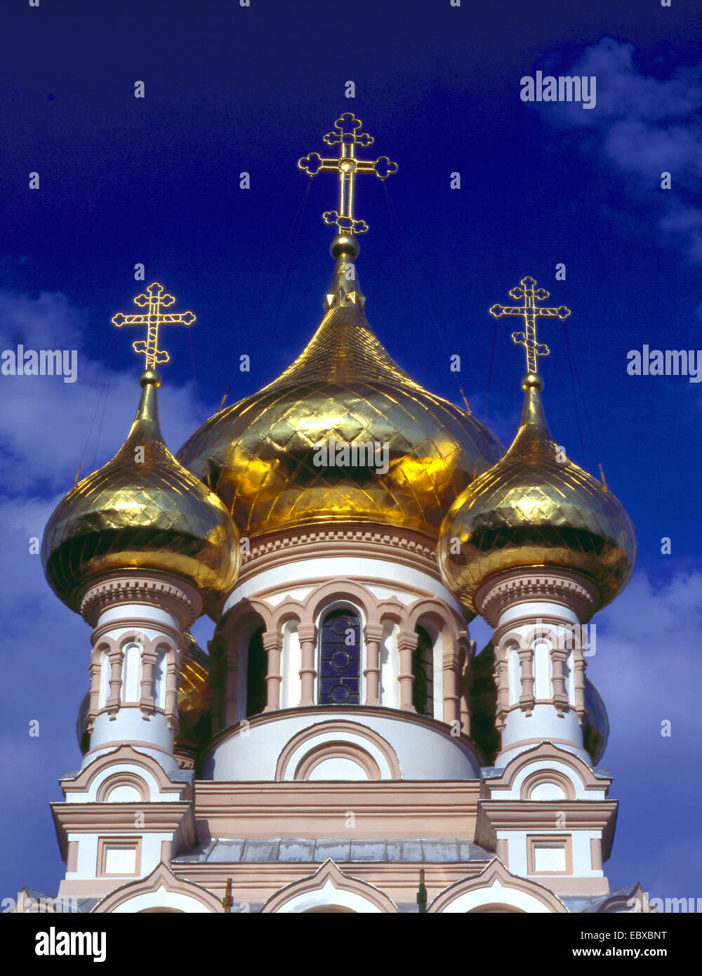 Crimea, Alexander Nievski Cattedrale di Jalta, Ucraina Foto Stock