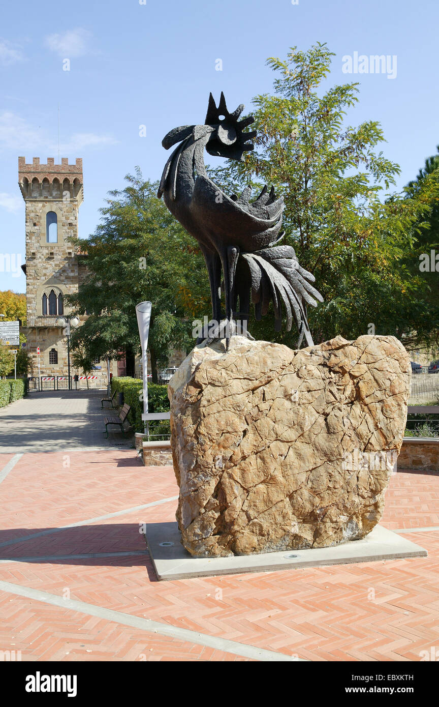 L'Italia, Greve in Chianti Gallo Nero Foto Stock