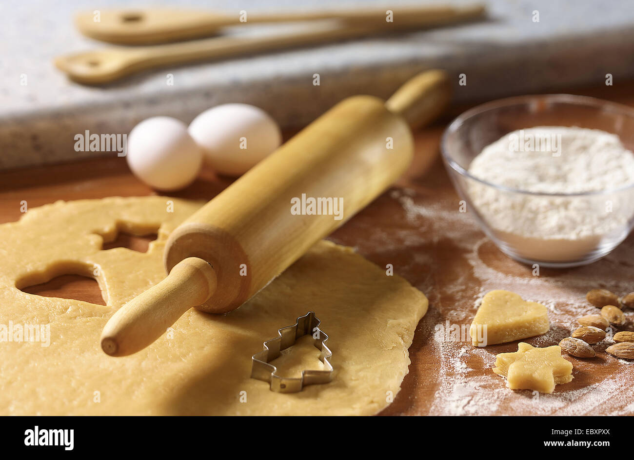 Utensili di supporto per i cookie Foto Stock